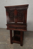 Cabinet Gothic Belgium Oak 1870