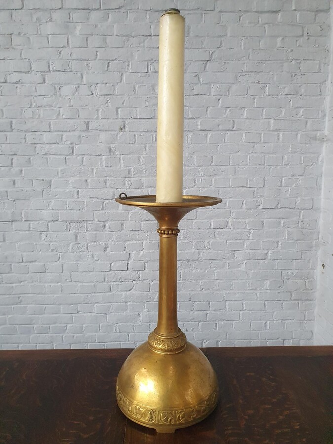 Gothic Church candle sticks - Miscellaneous - Belgium Antique