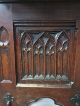 Gothic Hallbench + coatrack