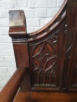 Gothic Hallbench + coatrack