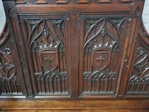 Gothic Hallbench + coatrack