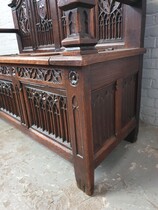 Gothic Hallbench + coatrack