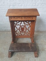 Prayer chair Gothic Belgium Oak 1890