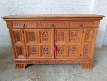 Sideboard Gothic Belgium Oak 1900