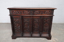 Sideboard Gothic France Oak 1900