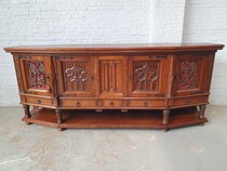 Sideboard Gothic Belgium Oak 1940