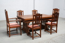Gothic Table +  6 chairs