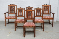 Gothic Table +  6 chairs