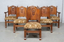 Gothic Table +  6 chairs