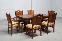 Gothic Table +  6 chairs