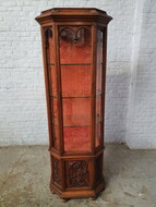 Vitrine (Display Cabinet) Gothic France Walnut 1890