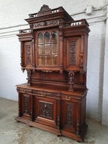 Buffet (cabinet) Henry II (Renaissance) France Walnut (Solid) 1890