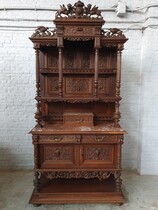 Cabinet Henry II (Renaissance) France Walnut 1890