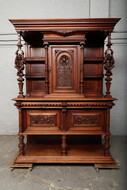 Cabinet (Monumental) Henry II (Renaissance) France Walnut 1890