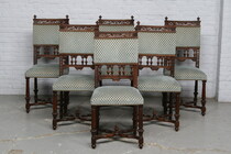 Henry II (Renaissance) Table +  6 chairs