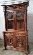 Cabinet (Buffet) Hunting style France Oak 1890