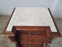Hunting style Cabinet (marble top)