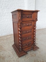 Hunting style Cabinet (marble top)