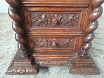 Hunting style Cabinet (marble top)