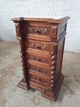Hunting style Cabinet (marble top)