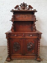 Server Hunting style France Oak 1890