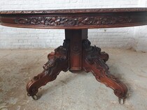 Hunting style Table +  6 chairs