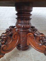 Hunting style Table +  6 chairs