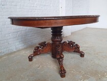 Hunting style Table +  6 chairs