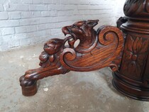 Hunting style Table +  6 chairs