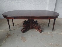 Hunting style Table +  8 chairs