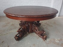 Hunting style Table +  8 chairs