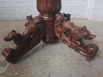 Hunting style Table +  8 chairs