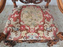 Jacobean  Armchairs (Tapestry)