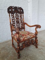 Jacobean  Armchairs (Tapestry)