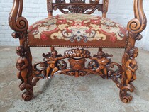 Jacobean  Armchairs (Tapestry)