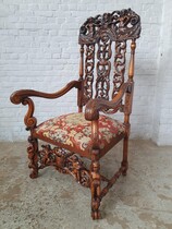 Jacobean  Armchairs (Tapestry)