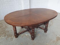 Jacobean  Table +  6 chairs