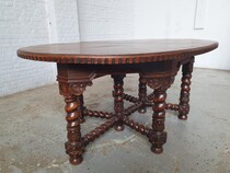 Jacobean  Table +  6 chairs