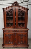 Liege style (Louis XV) Vitrine (Display cabinet)