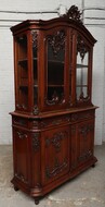 Liege style (Louis XV) Vitrine (Display cabinet)