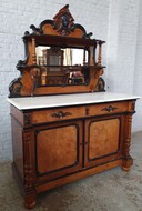 Louis Phillip  (Nap III) Sideboard (marble top)