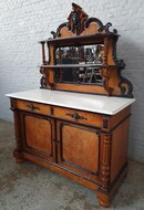 Louis Phillip  (Nap III) Sideboard (marble top)