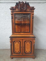 Vitrine (Display Cabinet) Louis Phillip  (Nap III) Belgium Mahogany 1860