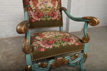 Louis XIV Armchair (Tapestry)