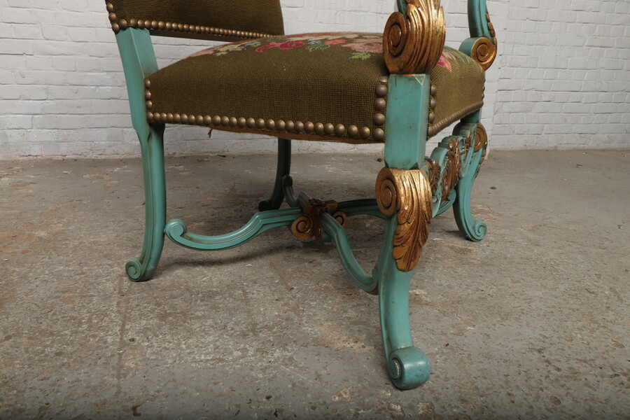 Louis XIV Armchair (Tapestry)