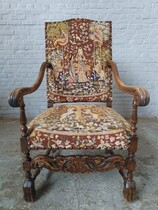 Louis XIV Armchairs (Tapestry)