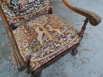 Louis XIV Armchairs (Tapestry)