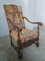 Louis XIV Armchairs (Tapestry)