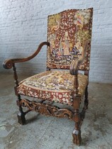 Louis XIV Armchairs (Tapestry)