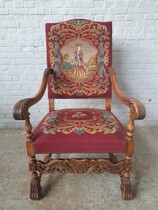 Louis XIV Armchairs (Tapestry)